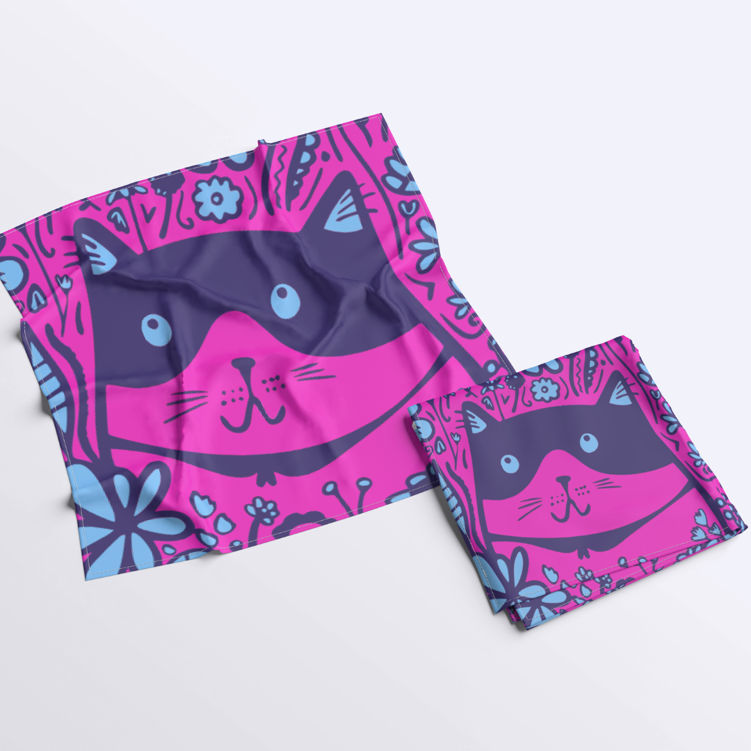 Trippy Banada Meow Bloom Design with Masks and Musical
