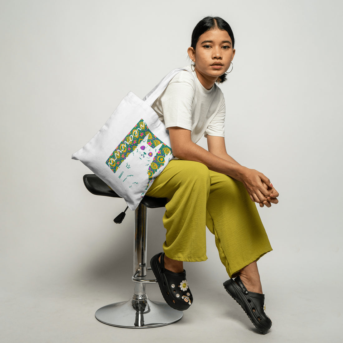 Trippy Shirt Meow Magic for Festive Events & Parties